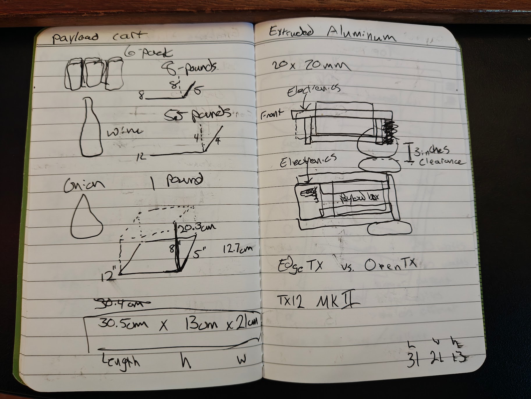 Early rover concept sketches