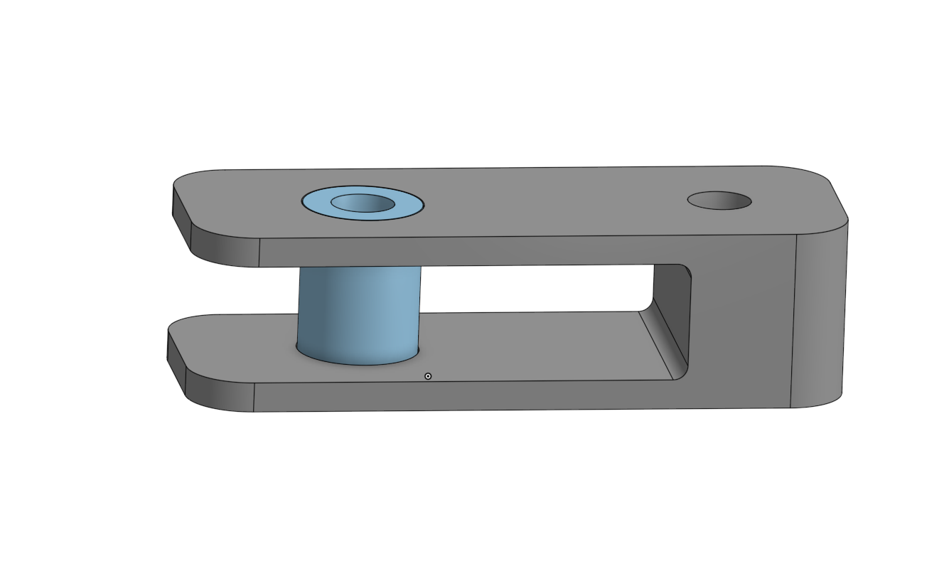 Servo horn mounting bracket