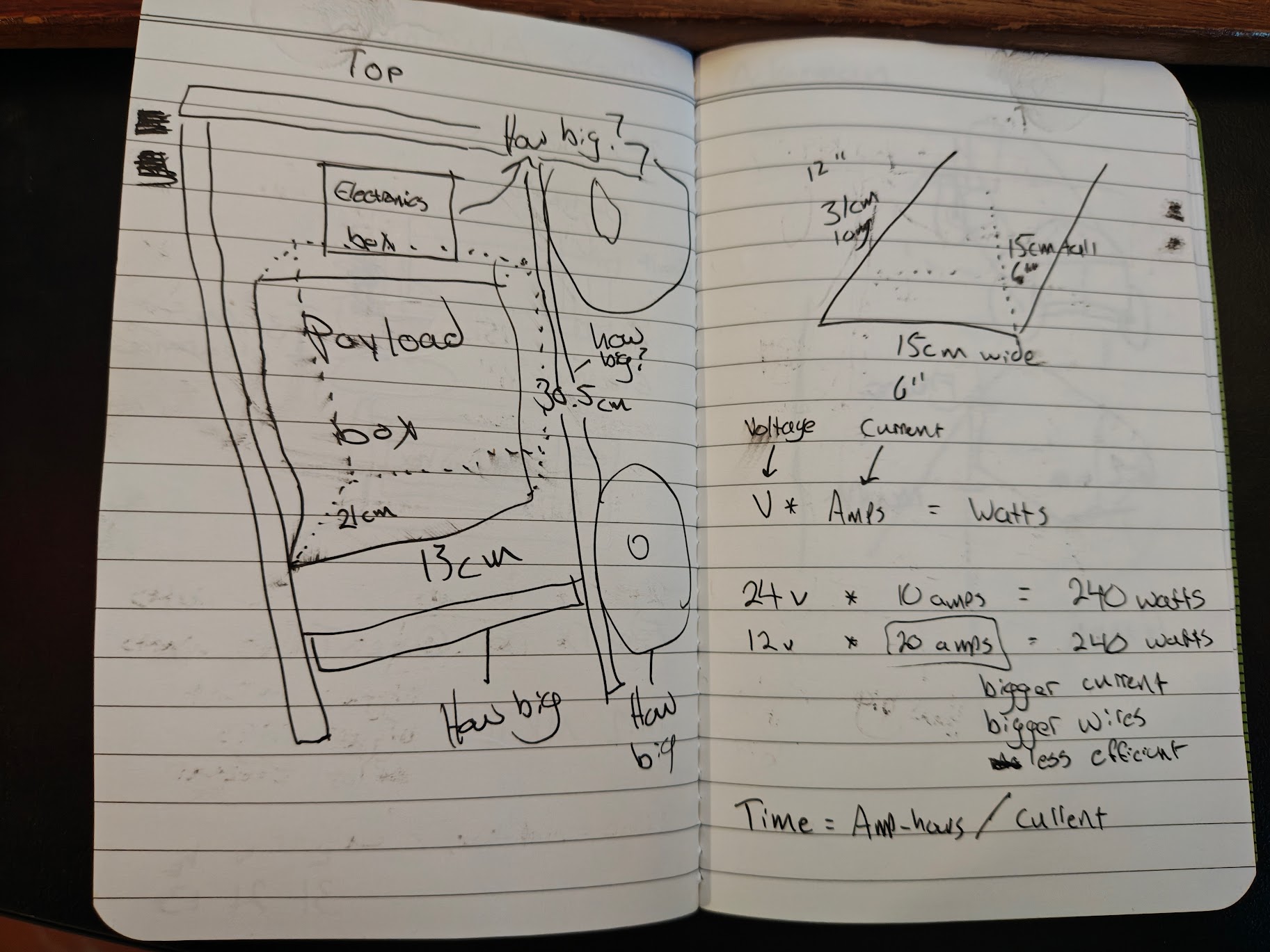 Battery power calculations