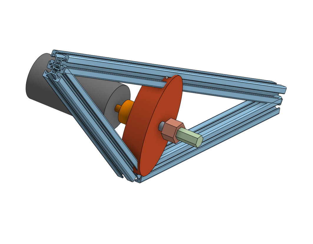 Steering servo mount on frame