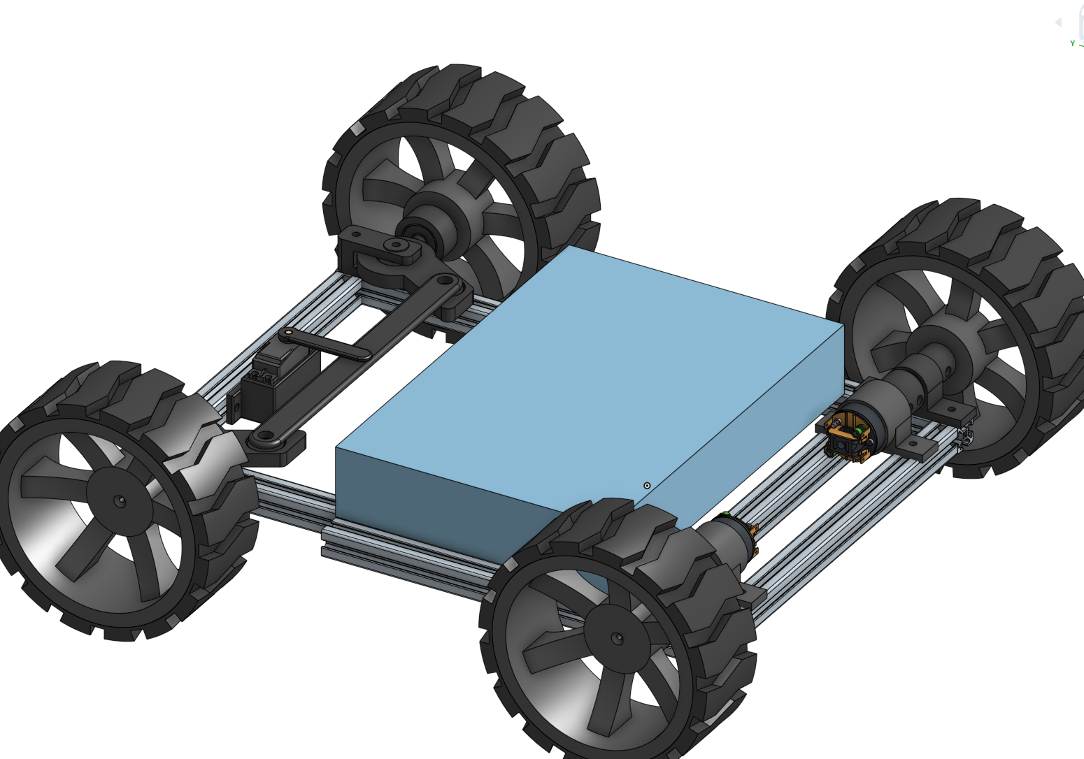 Assembly with battery platform