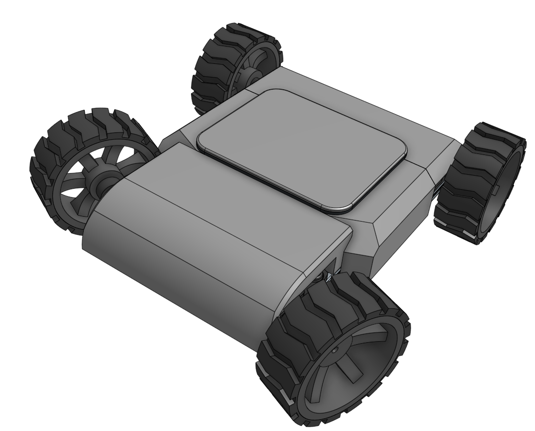 Final assembly top rear view